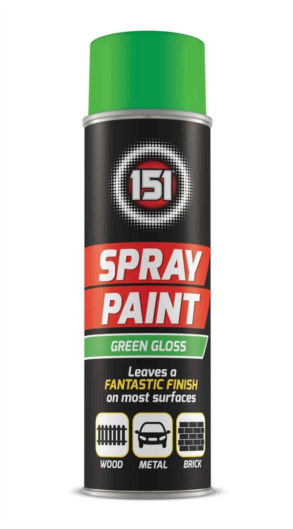 151 GREEN GLOSS SPRAY PAINT 250ML