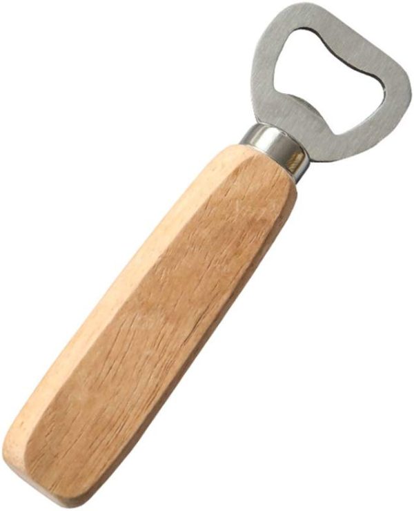 APOLLO WOODEN HANDLE BOTTLE OPENER