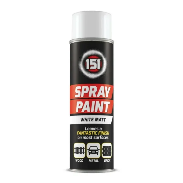 151 WHITE MATT SPRAY PAINT 250ML