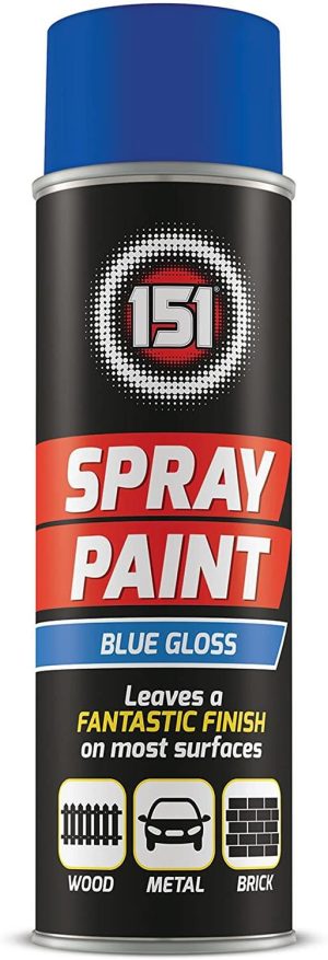 151 BLUE GLOSS SPRAY PAINT 250ML