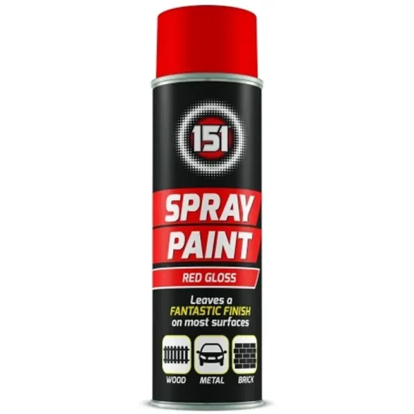 151 RED GLOSS SPRAY PAINT 250ML