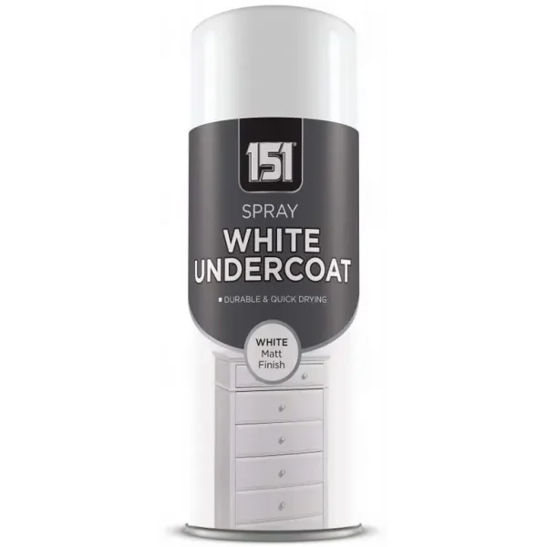 151 WHITE UNDERCOAT SPRAY PAINT 250ML