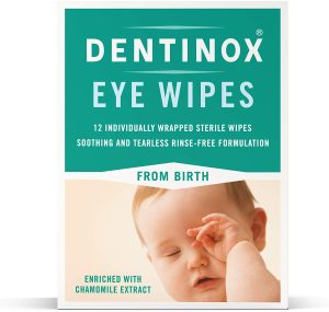 DENTINOX STERILE BABY EYE CLEANSING WIPES PACK OF 12