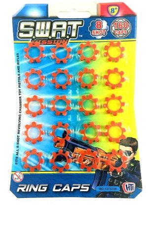 SWAT RING CAPS CAP FITS ALL 8 SHOT TOY CAP GUN CAPS 160