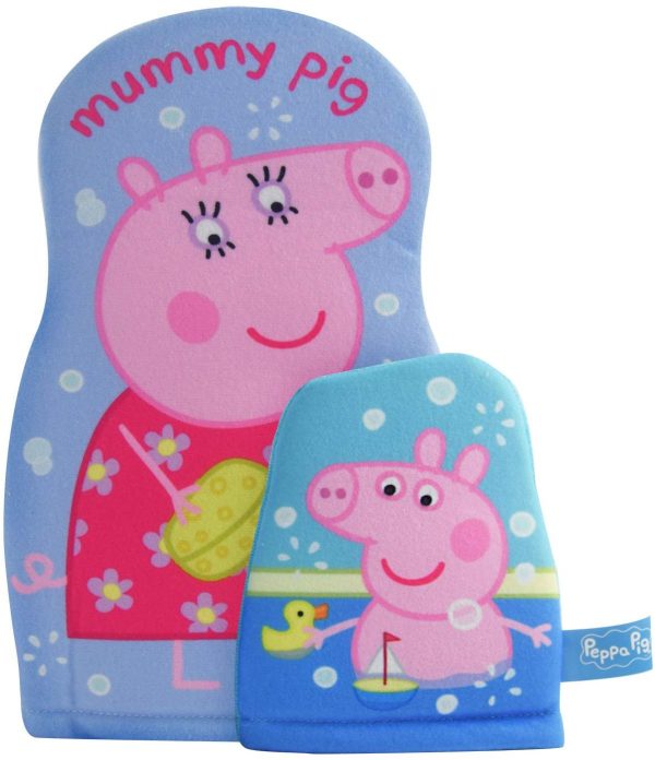 PEPPA PIG AND GEORGE WASH MITTS