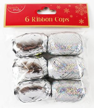 NORTHPOLE SILVER RIBBON COPS PACK OF 6