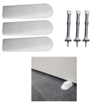 ASHLEY 6 PCS DOOR STOPPER AND SPRING SET (3 SPRING & 3 STOPER)