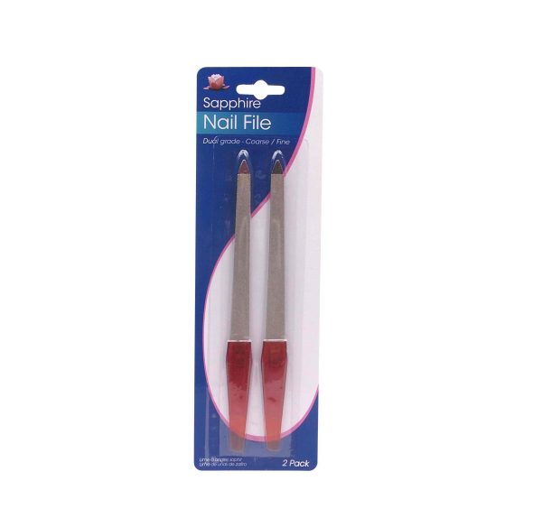 SAPPHIRE NAIL FILES PACK OF 2