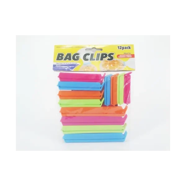 FOOD STORAGE BAG CLIPS PACK OF 12