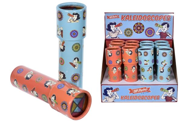 CHILDRENS KALEIDOSCOPE TRADITIONAL TOY FOR KIDS - COLOUR VARIES