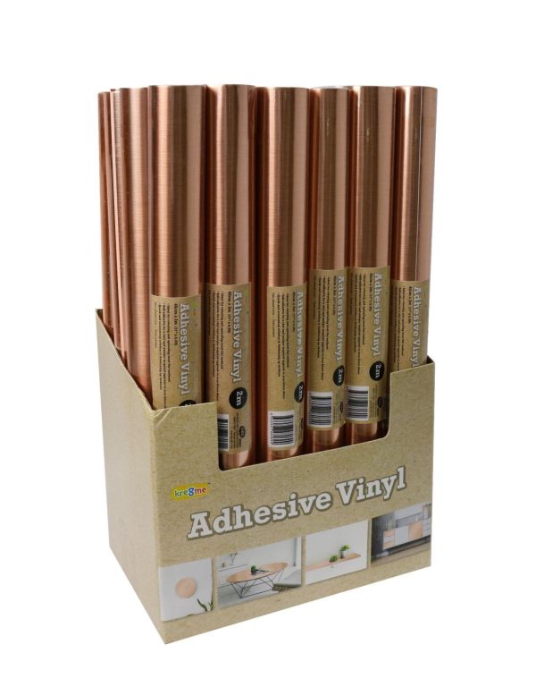 COPPER ADHESIVE VINYL FILM 45CM X 2M