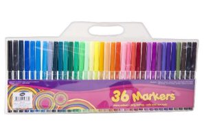 FIBRE COLOURING PEN PACK OF 36