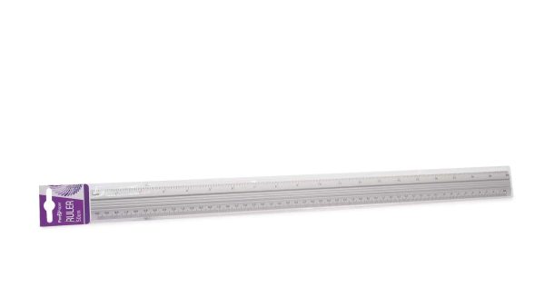 ALUMINIUM RULER 50CM