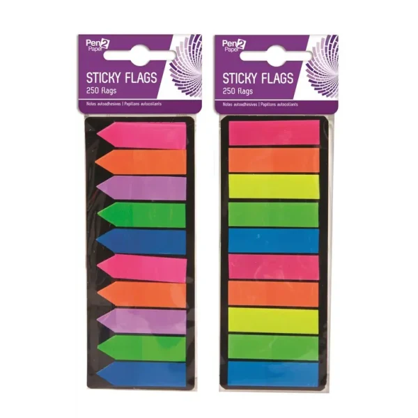 NEON STICK IT INDEX FLAGS / TAB PACK OF 250