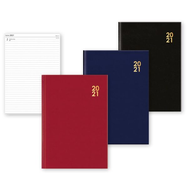 ASSORTED 2021 A6 HARDBACK WDTP DIARY