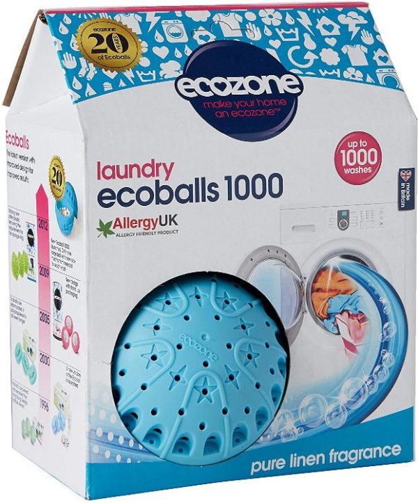 ECOZONE PURE LINEN LAUNDRY ECOBALLS 1000 WASHES