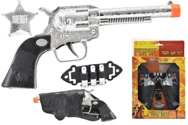 WILD WEST TWIN COWBOY GUN PLAY SET