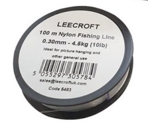 LEECROFT NYLON FISHING LINE 0.3MM - 4.5KG / 10LB 100M
