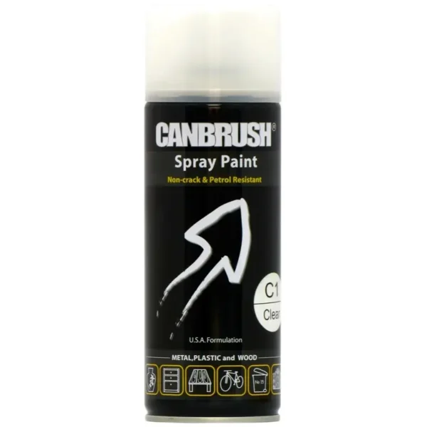 CANBRUSH C1 CLEAR ALL PURPOSE SPRAY PAINT 400ML