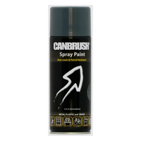 CANBRUSH C25 DARK GREY ALL PURPOSE SPRAY PAINT 400ML