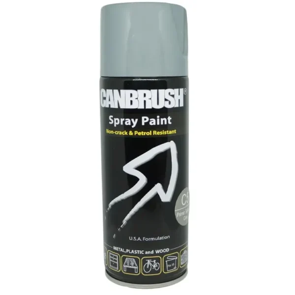 CANBRUSH C5 PRIMER SURFACE GREY ALL PURPOSE SPRAY PAINT 400ML