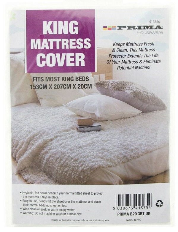 PRIMA KING SIZE MATTRESS COVER 153CM X 207CM X 20CM