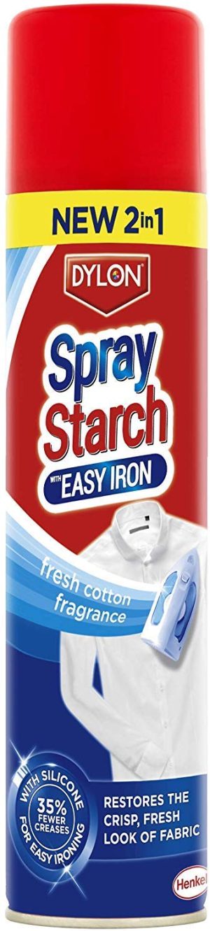 DYLON 2 IN 1 SPRAY STARCH & EASY IRON 300ML