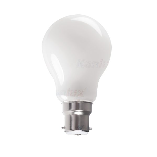 KANLUX XLED A60 B22 7W 810LM LED BULB - MILKY WARM WHITE