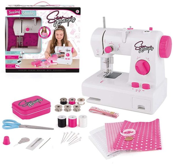 SEW AMAZING SEWING STUDIO KIDS SEWING MACHINE SET