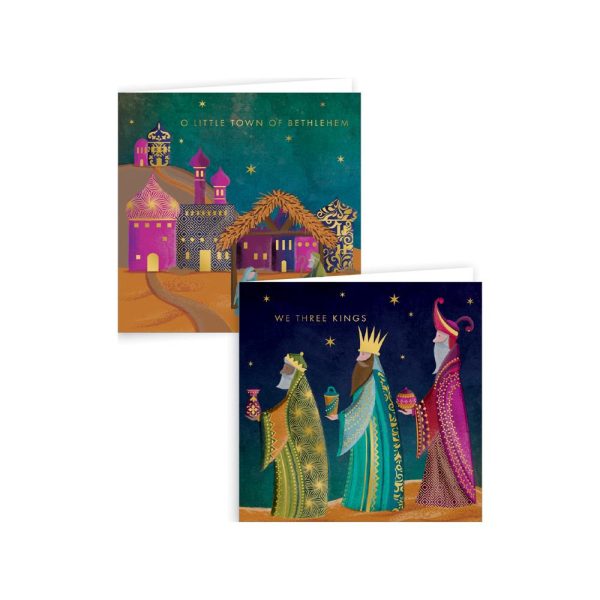 GIFTMAKER CHRISTMAS RELIGIOUS CONTEMPORARY GREETINGS CARDS PACK OF 12