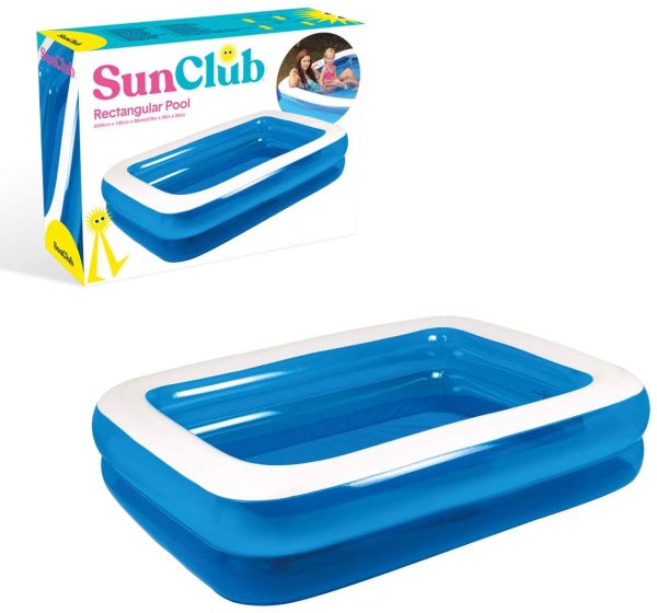 SUNCLUB INFLATABLE FAMILY SIZE POOL - 2M X 1.5M