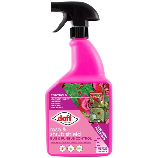 DOFF ROSE SHIELD ROSE & SHRUB FUNGUS CONTROL SPRAY 1L PESTICIDE FREE