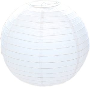 20CM WHITE PAPER LAMPSHADE