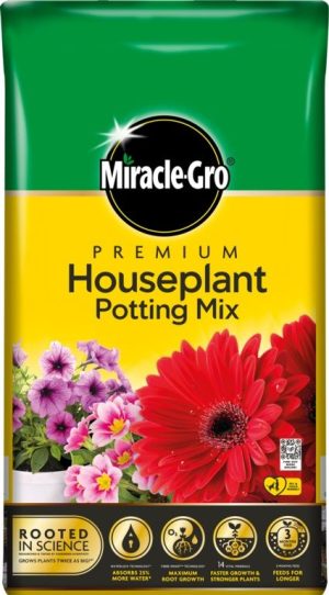 MIRACLE GRO HOUSEPLANT POTTING MIX 10L