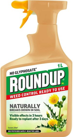 ROUNDUP NATURALS GLYPHOSATE FREE WEED KILLER RTU - 1 LITRE