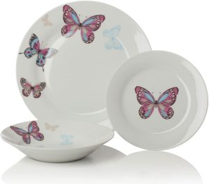 SABICHI MARIPOSA BUTTERFLY 12PCS DINNER SET