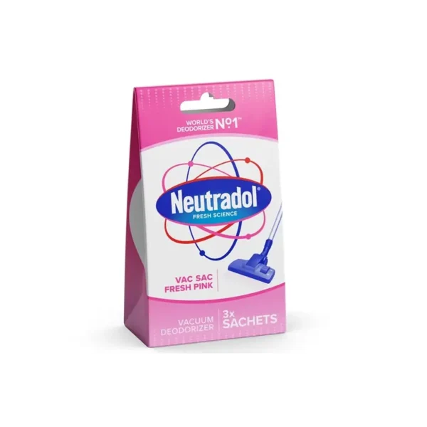 NEUTRADOL FRESH PINK VACUUM DEODORIZER SACHETS