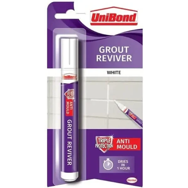 UNIBOND WHITE GROUT REVIVER PEN 7ML