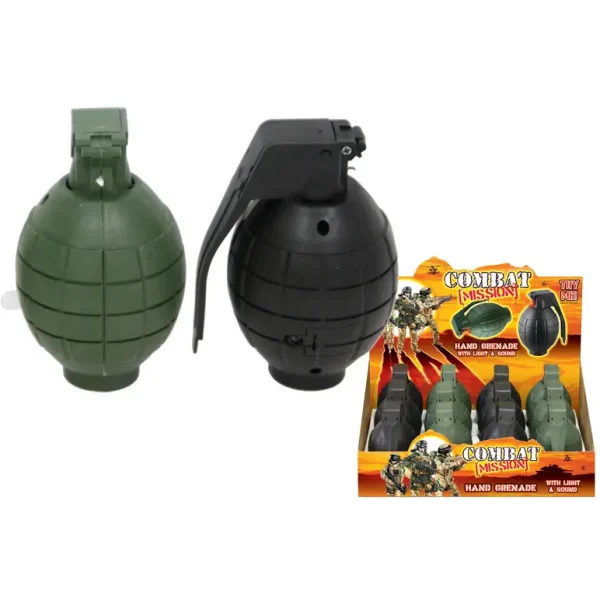 COMBAT MISSION HAND GRENADE WITH SOUND & LIGHT