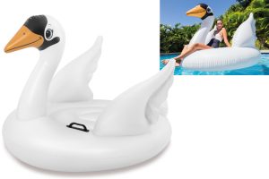 INTEX MEGA SWAN ISLAND 76.5" X 60" X 58"