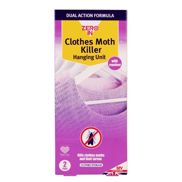 ZERO IN MOTH KILLER HANGING UNIT PACK OF 2