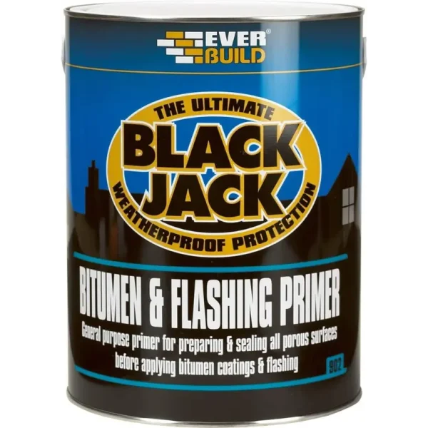 EVERBUILD 90201 902 BITUMEN & FLASHING PRIMER BLACK 1 LITRE