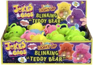 SQUEEZE ME LIGHT UP BLINKING TEDDY BEAR