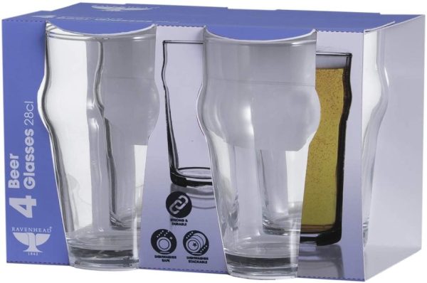 RAVENHEAD ESSENTIALS SLEEVE SET OF 4 NONIK GLASSES 29.5 CL