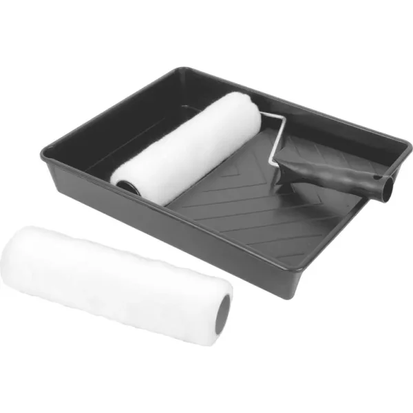 DECOR 8 SYNTHETIC ROLLER TRAY SET 9 INCH WITH EXTRA REFILL