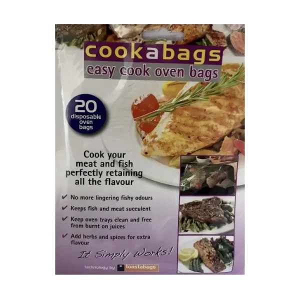 SEALAPACK COOKABAGS EASY COOK OVEN BAGS PACK OF 20