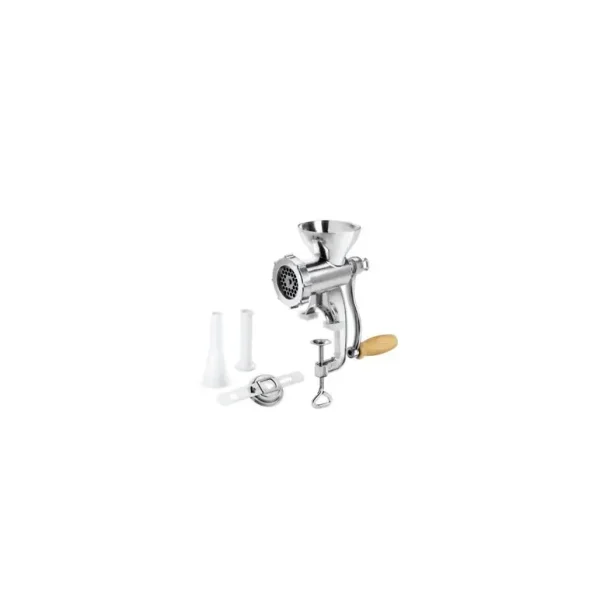 METALTEX JACK-8 MINCER WITH ATTACHMENTS ALUMINIUM SILVER 3 IN 1