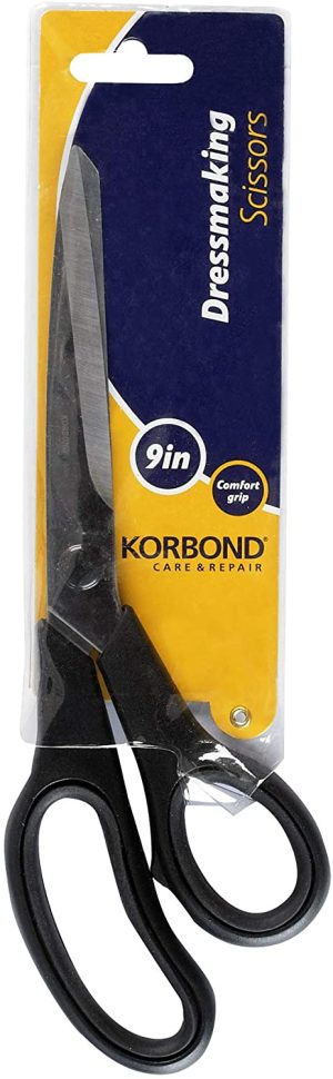 KORBOND SOFT GRIP DRESSMAKING SCISSORS 9 INCH