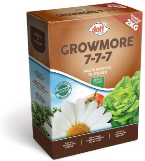 DOFF GROWMORE 7-7-7 MULTI PURPOSE FERTILISER 2KGq