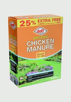 DOFF ORGANIC CHICKEN MANURE FERTILISER 2.25KG
